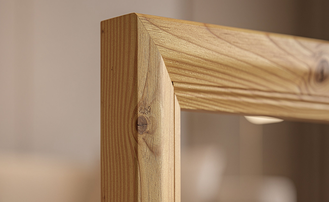 Solid pinewood frame
