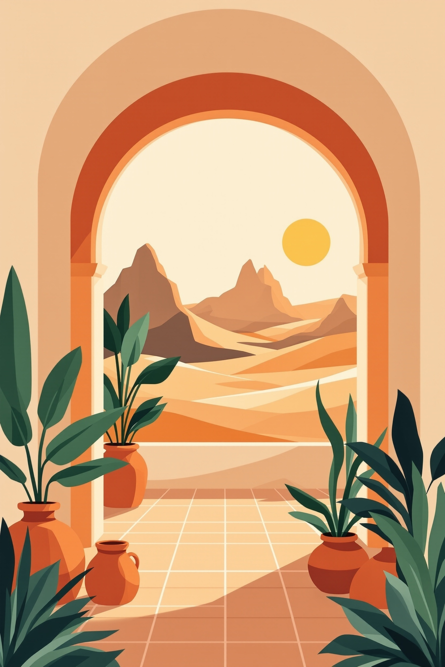 Modern Mediterranean Folk Art