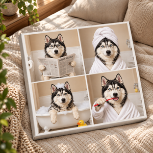 Bathroom Pet Portrait II