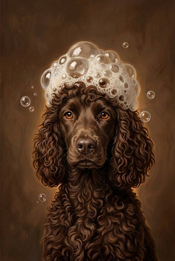 Bubble Bath Pet Portrait