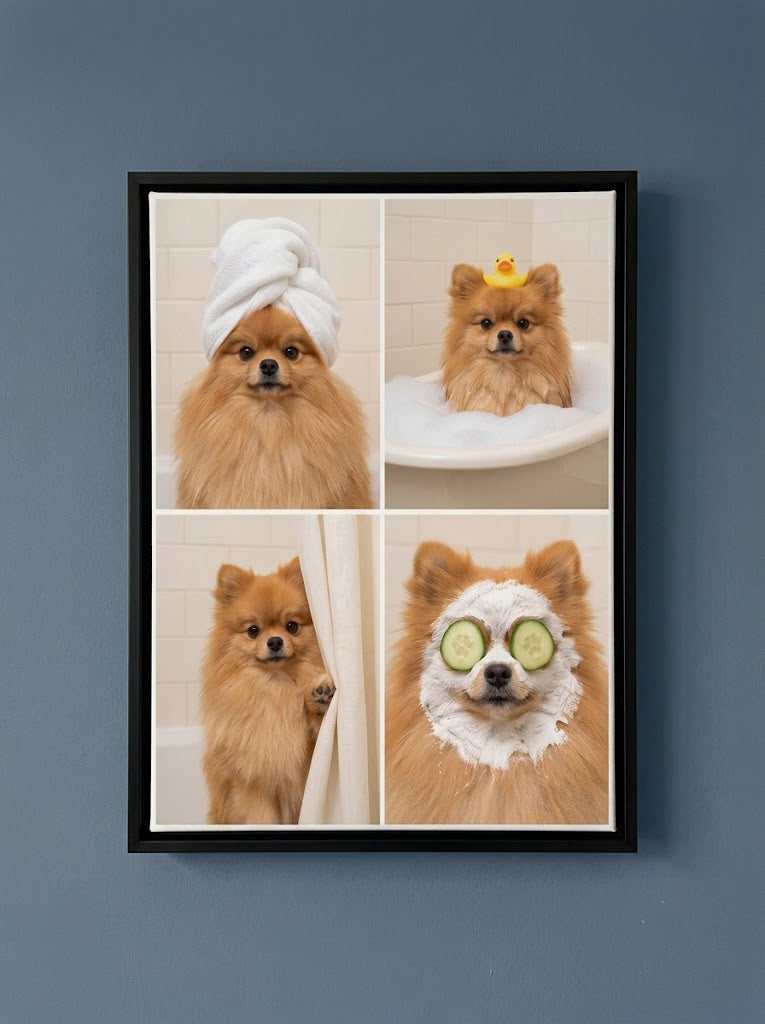 Bathroom Pet Portrait
