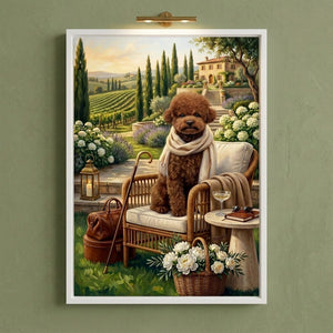 Tuscan Villa Pet Portrait