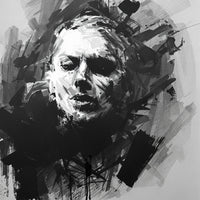 Expressive Charcoal Drawing