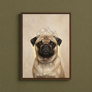 Portrait d’animal de compagnie dans une villa toscane