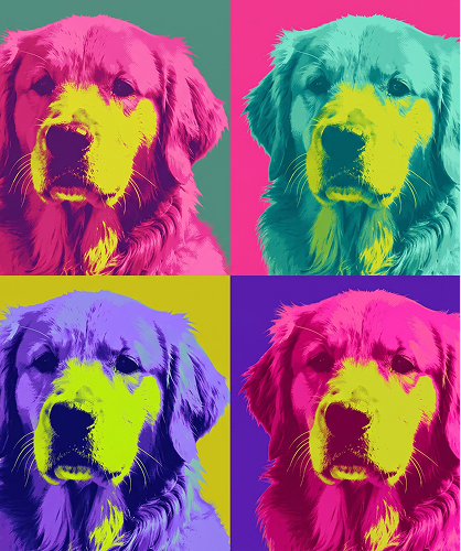 Turn Your Pet Into A Pop Art Portrait