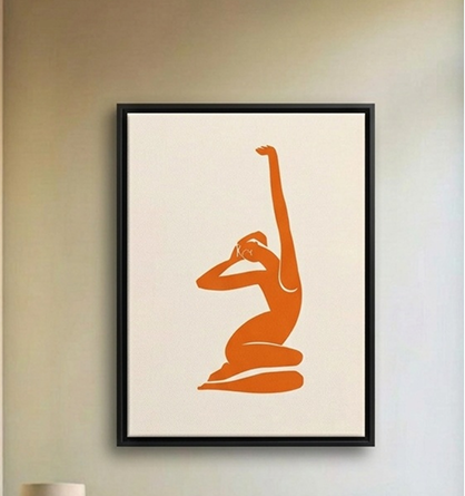 Terracotta Reach Framed Canvas