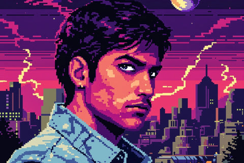 Retro Arcade Pixel Art