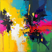 Vibrant Expressionist Abstract