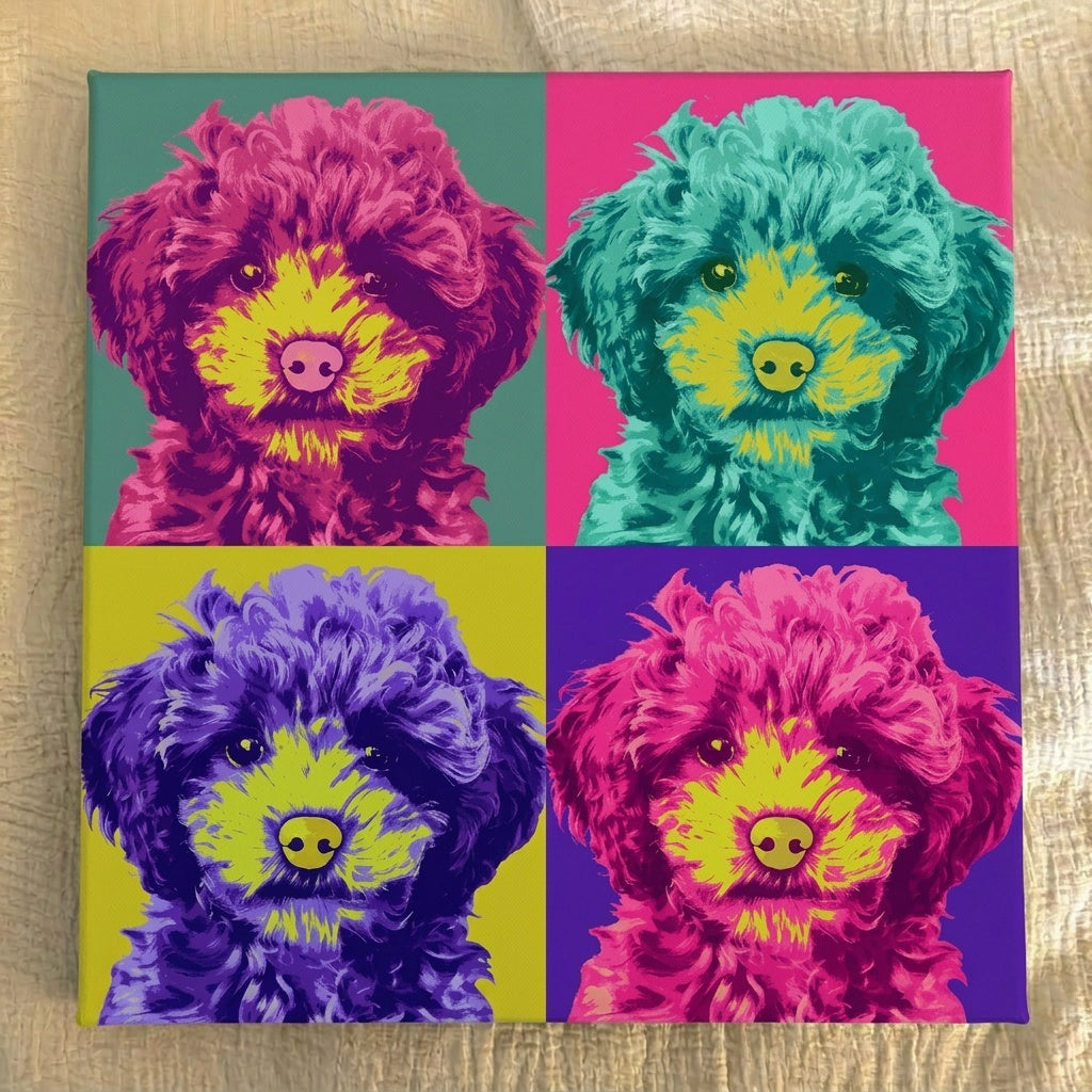 Pop Art Pet Portrait – Prompt2Prints