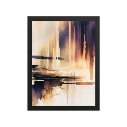 enhanced matte paper framed poster  in  black 12x16 front 6a4f3b254d6c4