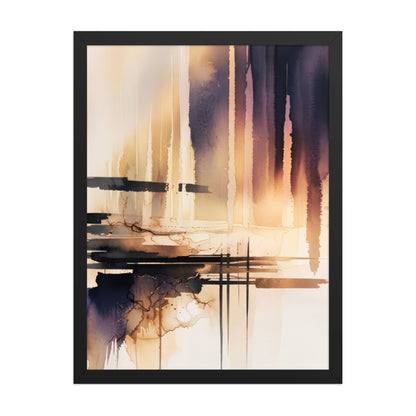 enhanced matte paper framed poster  in  black 18x24 front 6a4f3b254da57