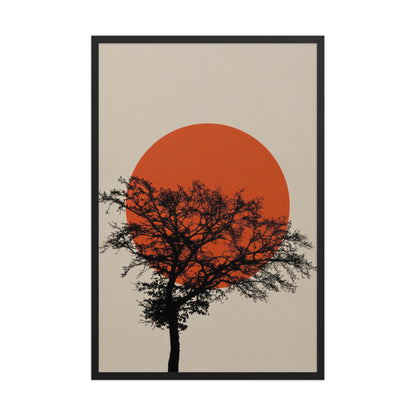 enhanced matte paper framed poster  in  black 24x36 front 6a7c1352621c3