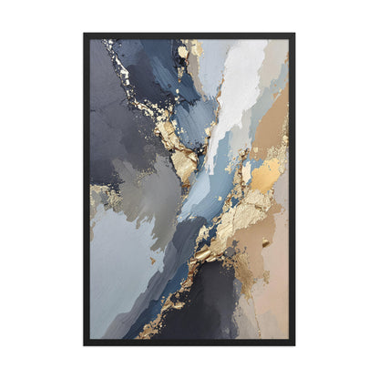 enhanced matte paper framed poster  in  black 24x36 front 6a7c160309618