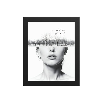 enhanced matte paper framed poster  in  black 8x10 front 698da664752da