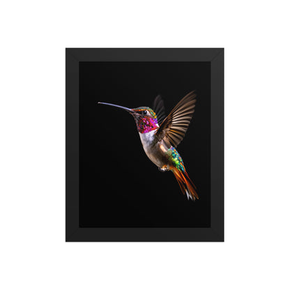 enhanced matte paper framed poster  in  black 8x10 front 698dc492261d7