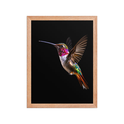 enhanced matte paper framed poster  in  red oak 12x16 front 698dc492265bb