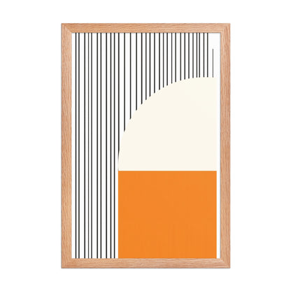 enhanced matte paper framed poster  in  red oak 12x18 front 698d77d81e3ea