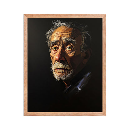 enhanced matte paper framed poster  in  red oak 16x20 front 698db7b567ada