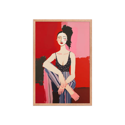 enhanced matte paper framed poster  in  red oak 20x30 front 698d757749ffc