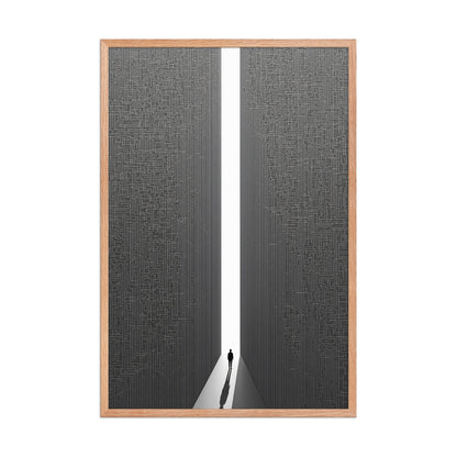 enhanced matte paper framed poster  in  red oak 24x36 front 698d926e3450a