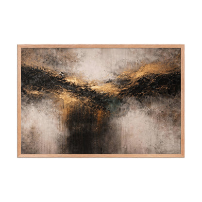 enhanced matte paper framed poster  in  red oak 24x36 front 69aab513c4d7a