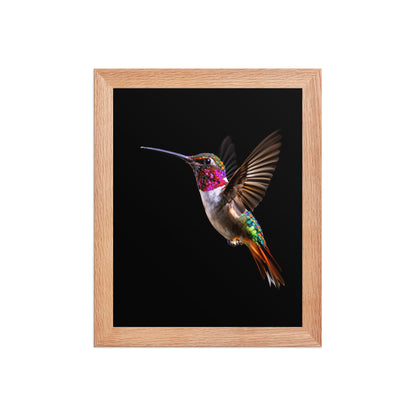 enhanced matte paper framed poster  in  red oak 8x10 front 698dc492264a5