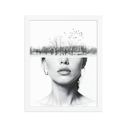 enhanced matte paper framed poster  in  white 11x14 front 698da664756e5