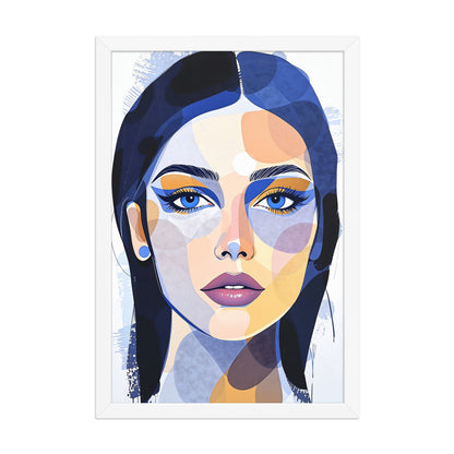 enhanced matte paper framed poster  in  white 12x18 front 698d96f27e1bd