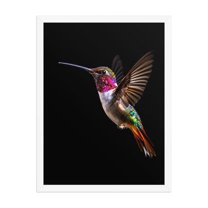 enhanced matte paper framed poster  in  white 18x24 front 698dc492269bb