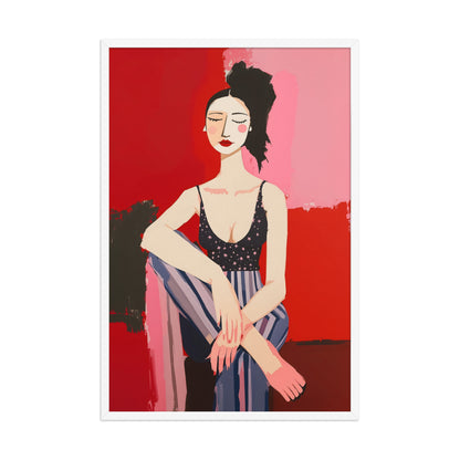 enhanced matte paper framed poster  in  white 24x36 front 698d75774a26d