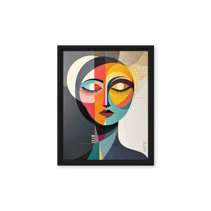 framed canvas  in  black 11x14 front 69819413e2483