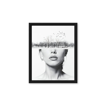 framed canvas  in  black 11x14 front 698341dd28aff