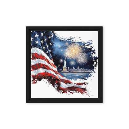 framed canvas  in  black 12x12 front 6a3bc8631cbf9