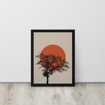 framed canvas  in  black 12x16 front 6a633960313e3