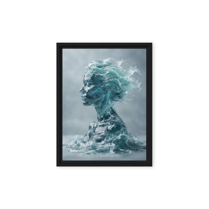 framed canvas  in  black 12x16 front 6acf2d895bd9d