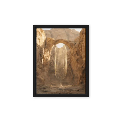 framed canvas  in  black 12x16 front 6acf4c879657a