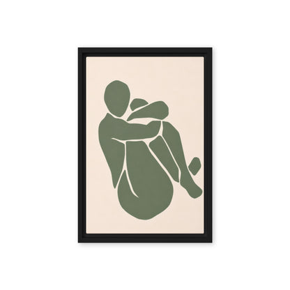 framed canvas  in  black 12x18 front 6a9694123502a