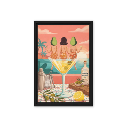 framed canvas  in  black 12x18 front 6aa3e4aa7f58a