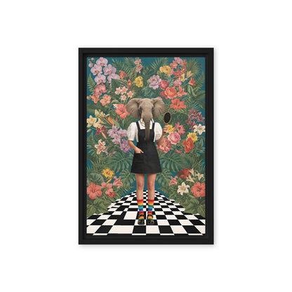 framed canvas  in  black 12x18 front 6aa3e4ba89f9d