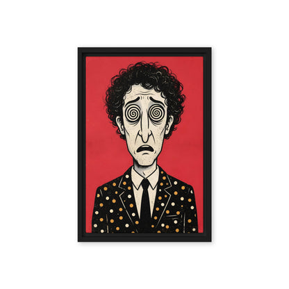 framed canvas  in  black 12x18 front 6aa3e4ca98005