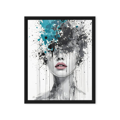 framed canvas  in  black 16x20 front 698068567b1a4