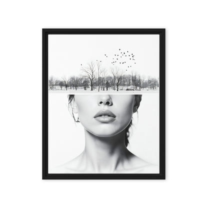 framed canvas  in  black 16x20 front 698341dd293f8