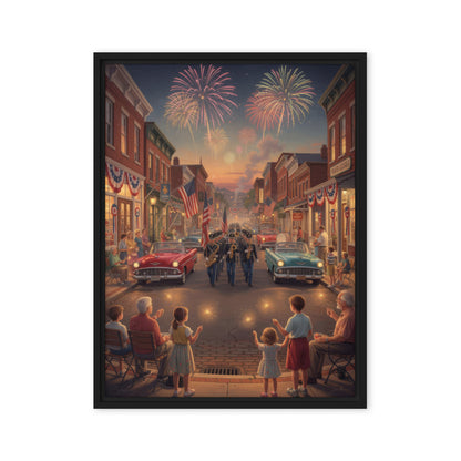 framed canvas  in  black 18x24 front 6a3a7921289d7