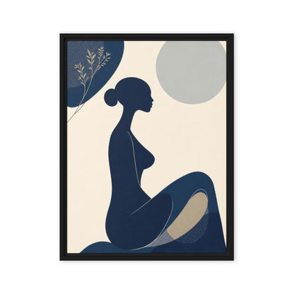 framed canvas  in  black 18x24 front 6a967bd9d4608
