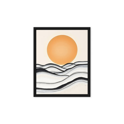 framed canvas  in  black 8x10 front 6984638ddbb49