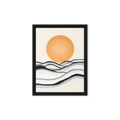 framed canvas  in  black 9x12 front 6984638ddbc1b