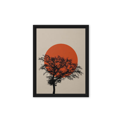 framed canvas  in  black 9x12 front 6a633960327d8