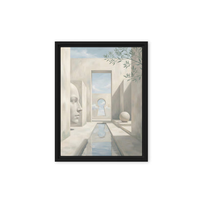 framed canvas  in  black 9x12 front 6ac8b452aaa3f