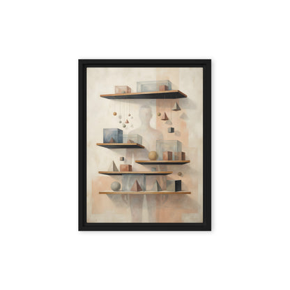 framed canvas  in  black 9x12 front 6accc213620f3
