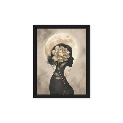 framed canvas  in  black 9x12 front 6acf3e9ed1ede